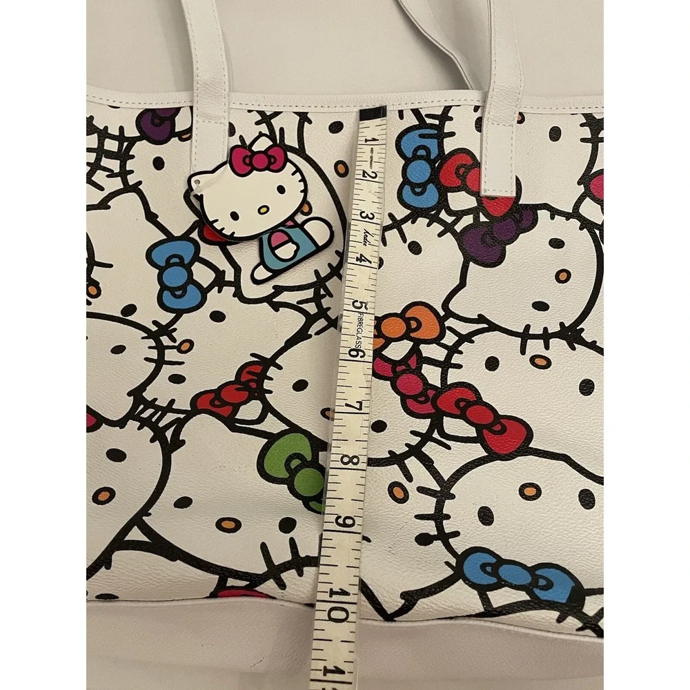 2018 Hello‎ Kitty White Tote Purse Bag Fab NY Sanrio 13 x 10